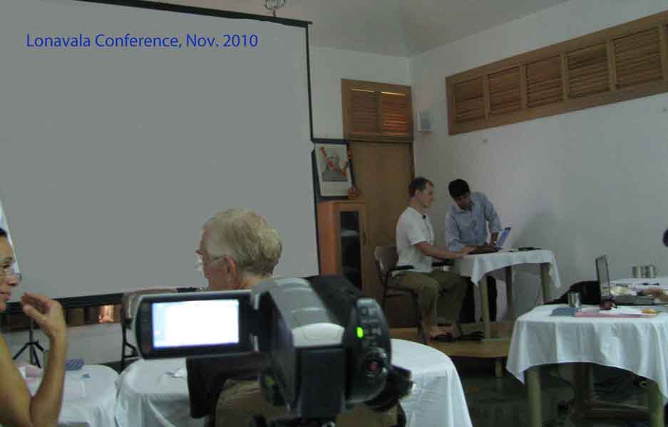 Доклад на конференции в Лонавале, 2010